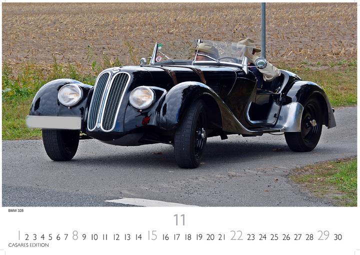 Produktbild BMW Classic Cars 2026 L 35x50cm (35 x 50 cm, Deutsch)