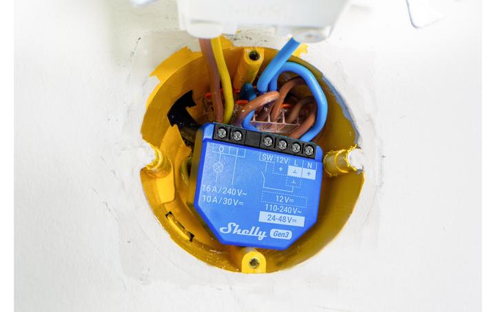 Actual product image Shelly 1 Gen 3 (Switch actuator)