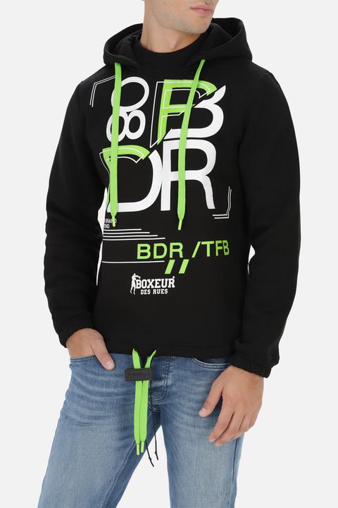 Boxeur des Rues Hoodie Plus Rib Turtleneck