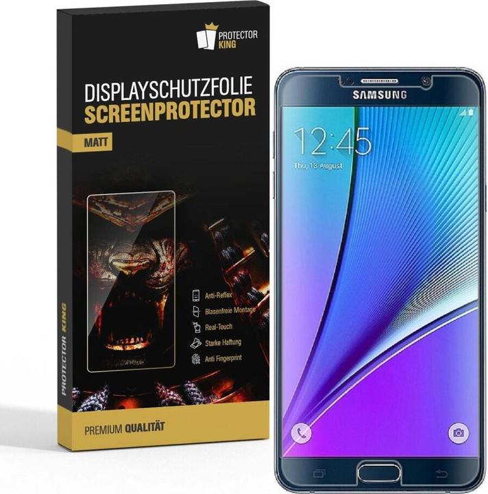 Produktbild Protectorking 3x Displayschutzfolie matt Anti-Reflex entspiegelt (3 Stück, Samsung Galaxy Note 5)