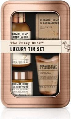 Baylis & Harding Gift set in a tin Bergamot. Hemp & Sandalwood 4 pcs (Bartpflege set)
