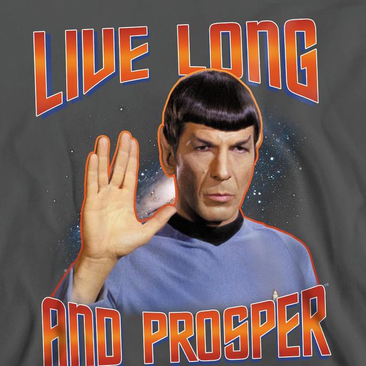 Immagine prodotto Star Trek: The Original Series Live Long and Prosper Felpa Spock Adulto Unisex (XL)