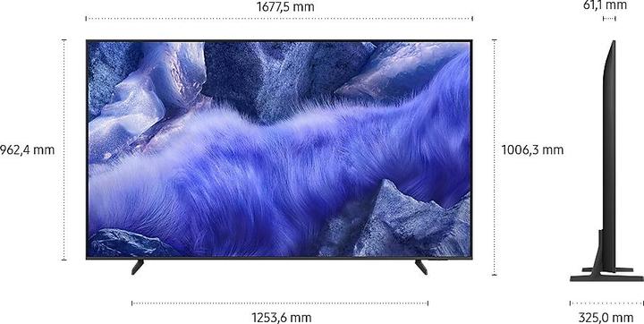 Produktbild Samsung 75" QLED QEF1 4K Vision AI Smart TV 2025 (75", QLED, 4K, 2025)