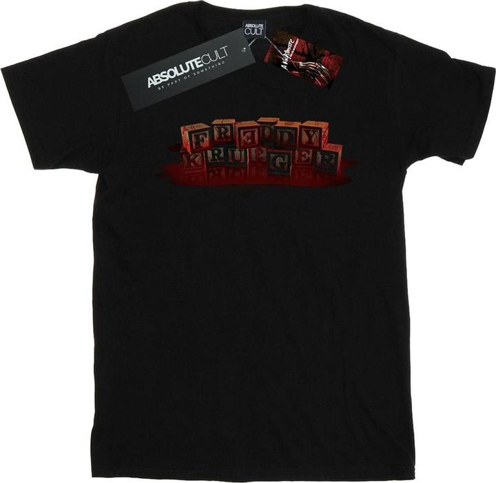 Actual product image Absolute Cult Mens Freddy Blocks T-Shirt (4XL)