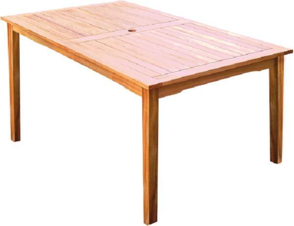 Produktbild Jet-Line Tisch Holz Santa Cruz Garten Terrasse Balkon (150 cm)