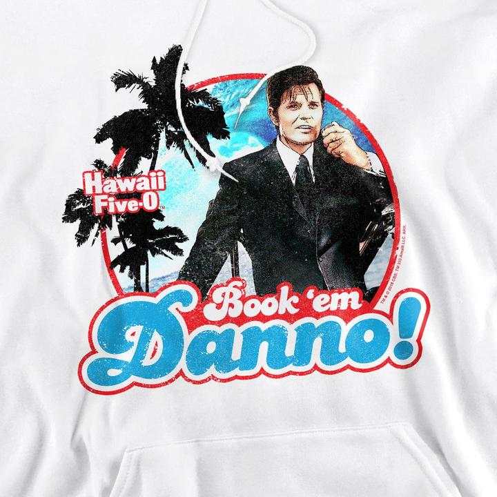 Immagine prodotto Hawaii Five-0 Book Em Danno Felpa con Cappuccio Uomo (S)