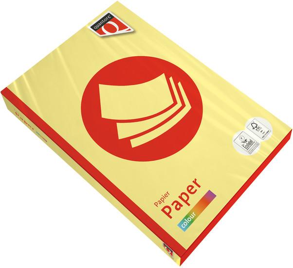 Actual product image Quantore Yellow A4 paper 80 grams 500 sheets (80 g/m², A4)