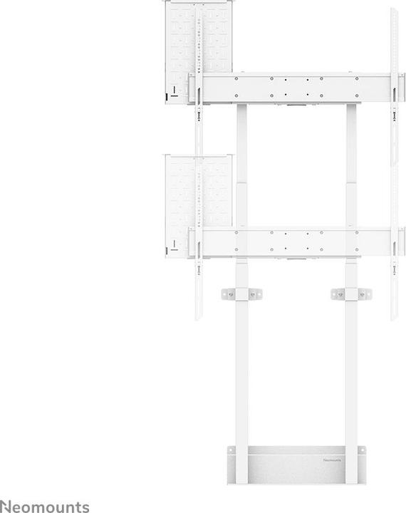Image du produit Neomounts Support mural motorisé avec boîte de rangement de 10 cm et roues VESA 100x100 jusqu'à 800x600 (100", 110 kg)