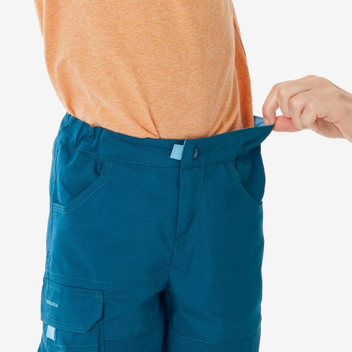 Actual product image Quechua Wandershorts MH500 Kinder Grösse 92–122 blau (122)