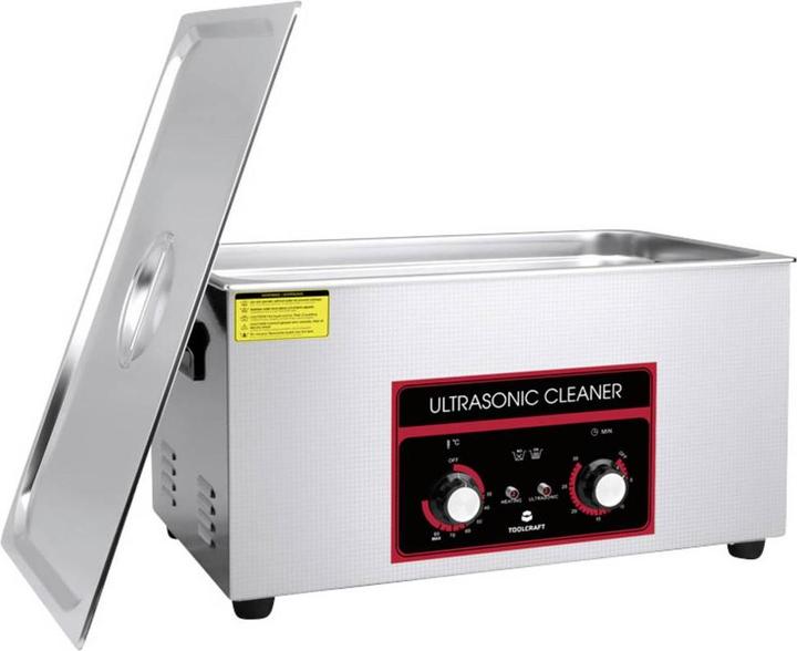 Image du produit Toolcraft USC-2200 Ultraschallreiniger Bürobedarf, Schmuck, Werkstatt 480 W 22 l (40 kHz, 22000 ml)