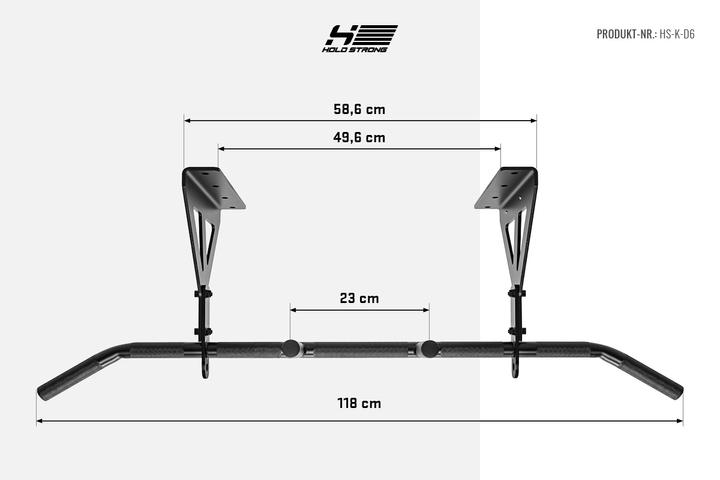 Actual product image Hold Strong Multi-grip pull-up bar for ceiling mounting