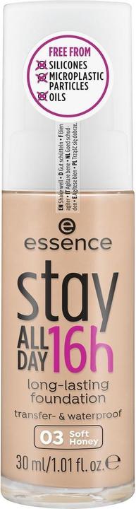 Actual product image essence Foundation Stay All Day 16h Long-Lasting 03 Soft Honey (03 Soft Honey)