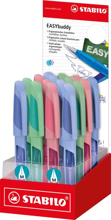 STABILO Easybuddy 16er Karton Display (Pastellfarben, 16 x)