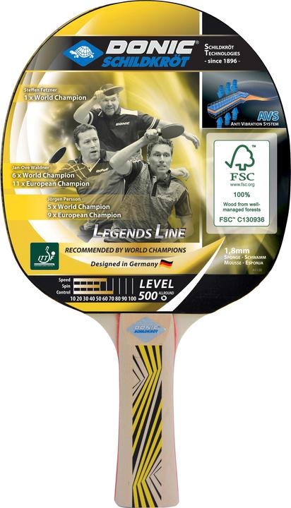 Produktbild Donic Schildkröt Tischtennisschläger Legends 500
