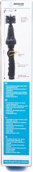 Image du produit Benson Brosse de nettoyage rotative pour tuyau d'arrosage