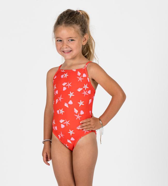 Produktbild Nabaiji Badeanzug Baby/Mädchen - Print Muscheln rot (86)