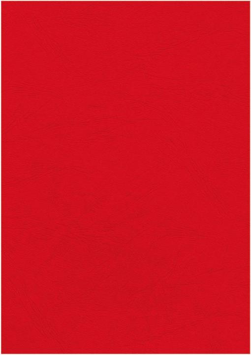 Produktbild Fellowes Delta Deckblatt mit Lederstruktur, rot