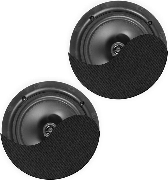 Produktbild Power Dynamics Deckenlautsprecher NCBT8B 2-er Set, 2x 40W, Schwarz (Aktiv, 1x 80 W)