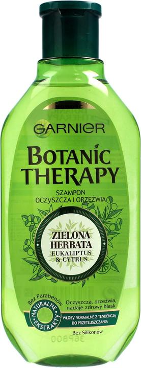 Image du produit Garnier Botanic Therapy Shampooing Nettoie et rafraîchit le thé vert 400Ml (400 ml, Shampoing liquide)