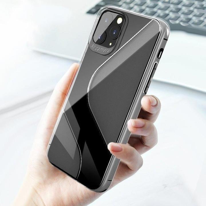 Actual product image Hurtel S-Case Flexible Cover TPU Case for Huawei P40 Lite E black (Huawei P40 Lite E)