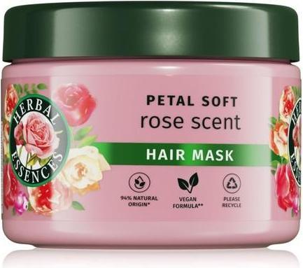 Immagine prodotto Herbal Essences Maschera per capelli rivitalizzante Petal Soft - Profumo di rosa, 300 ml (300 ml)