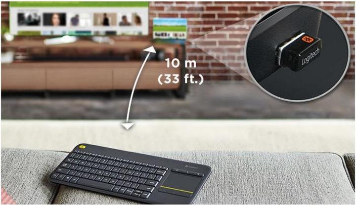 Produktbild Logitech K400 Plus (CH, Kabellos)