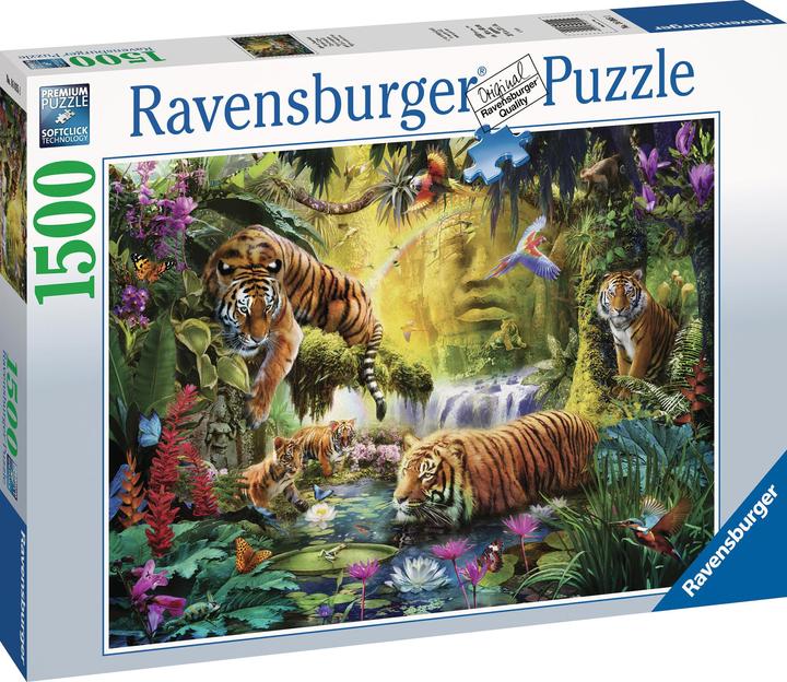 Produktbild Ravensburger Idylle am Wasserloch (1500 Teile)