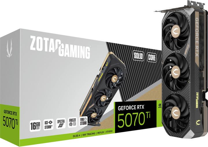 Image du produit Zotac GeForce RTX 5070 Ti Solid Core (16 Go)