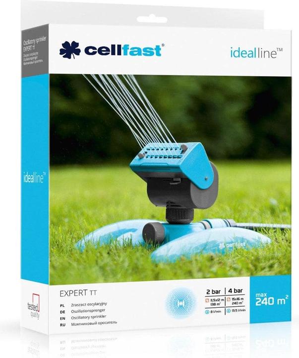 Actual product image Cellfast 52-067 Water Sprinkler Oscillating Water Sprinkler