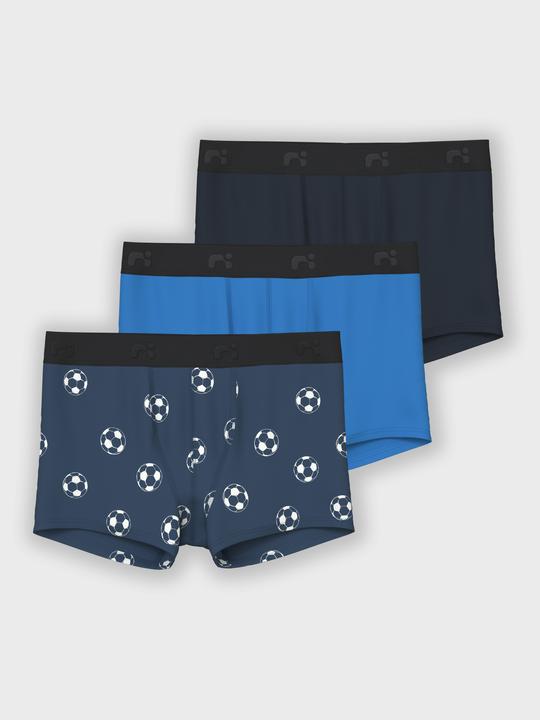 Immagine prodotto Name it Nkmboxer 3p Dark Denim Football Noos (122, 128, confezione da 3)