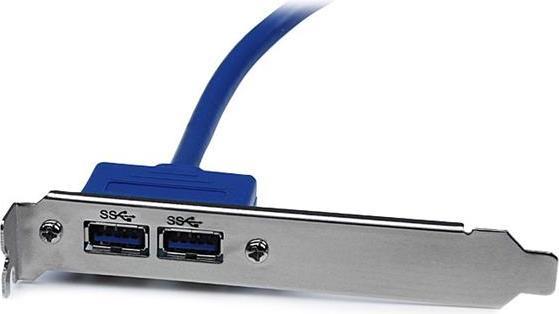 Image du produit StarTech Support 2 Port USB 3.0 A Femelle - Console USB 3 Pin Header Bracket