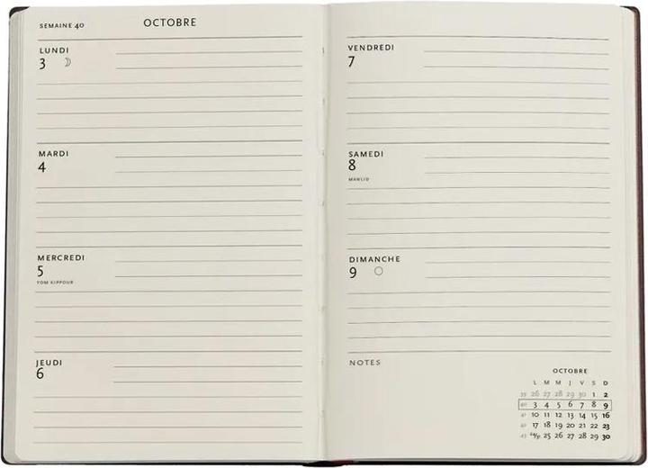 Image du produit Paperblanks PAPERBLAN Agenda Blue Luxe Midi 24/25 FHD5454 1W/2S 18M DE HOR SC 13x18cm (13 x 18 cm, Allemand)