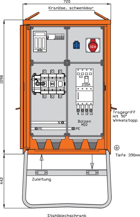 Produktbild Walther Werke WAL WV0642R1 Verteilerschrank 173kVA (Verteiler)
