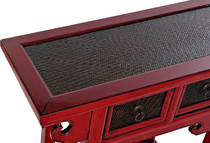Actual product image DKD Home Decor Console Metal Dark brown 85 x 35 x 80 cm (85 x 35 x 80 cm)