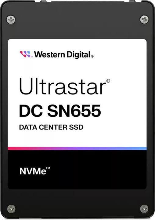 Produktbild WD ULTRASTAR DC SN655 U.3 15.36TB PCIE (15360 GB, 2.5")