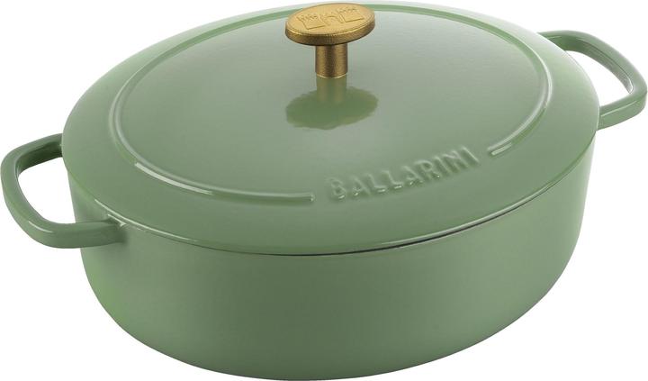 Ballarini Bellamonte Cocotte 23 cm, ovale, Vert (23 cm, Cocotte + faitout, Fonte)