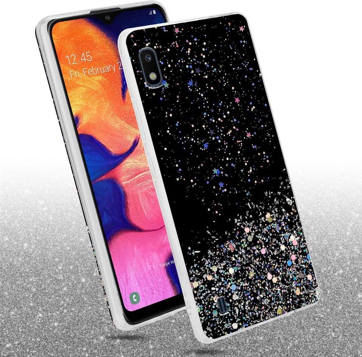 Image du produit Cadorabo Couverture TPU paillettes scintillantes (HTC One M10, Samsung Galaxy A10)
