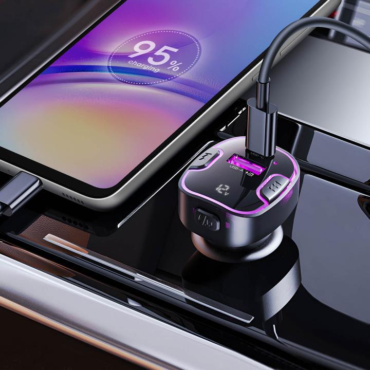 Immagine prodotto xO trasmettitore FM BCC12 Bluetooth MP3 caricatore per auto 3,1A nero