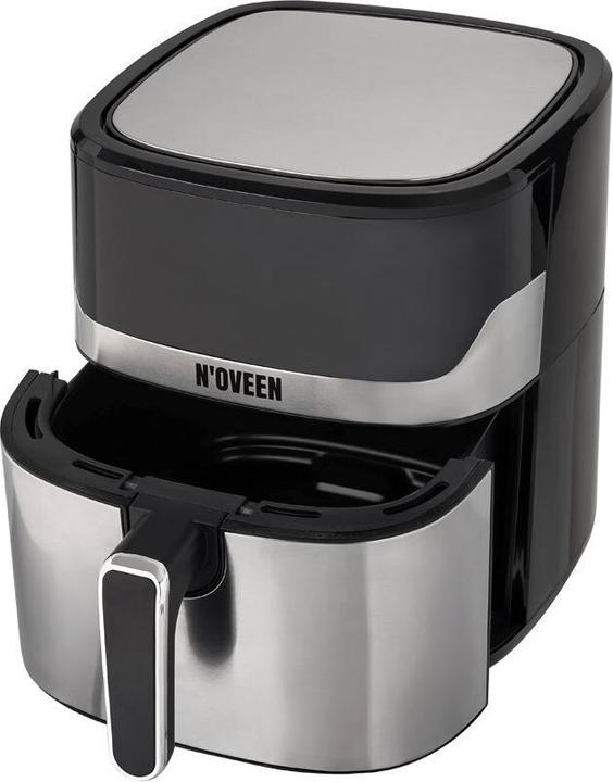 Actual product image Noveen Hot air fryer AF550 6 5 l 1600 W Black Silver