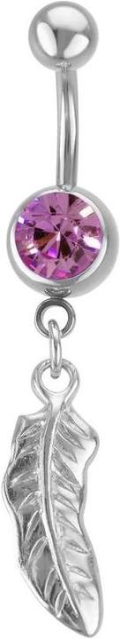 Produktbild Bijouteria Bauchpiercing (Messing, Chirurgenstahl, Kristall)