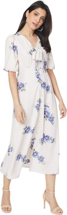 Dorothy Perkins Midikleid Vorne gebunden