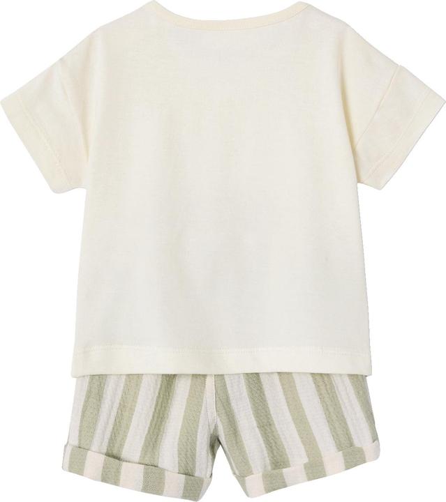 Actual product image Vertbaudet Baby-Set: T-Shirt & Shorts mit Streifenmuster (62)