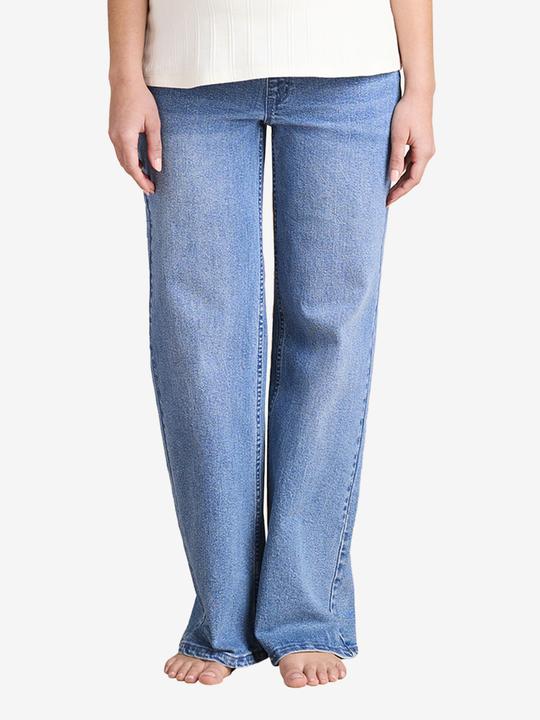 Actual product image Envie de Fraise Weite Umstandsjeans mit Seamless-Einsatz, mit Recycling-Baumwolle (34)