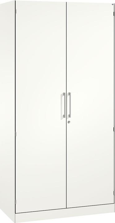 Image du produit C+P CP Armoire en acier C 3000 Asisto 141002-000+141002-710 blanc signalisation 100,0 x 43,5 x 198,0 (198 x 100 x 43.5 cm)