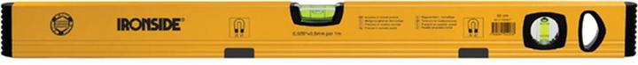 Ironside Aluminium magnetische waterpas 80 cm met 2 waterpassen, 1 stuk, 100243 (80 cm)