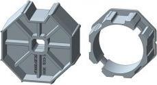 Produktbild Rademacher Adapter-Set Achtkantwelle 70mm Medium Ku.mechanische u.elektrische Rohrmotoren