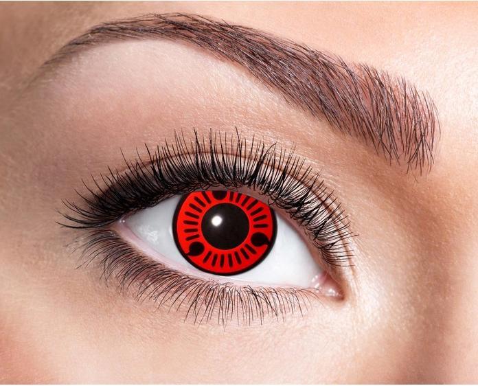 Produktbild Eyecatcher Kontaktlinsen rot Itachi (Rot/schwarz)
