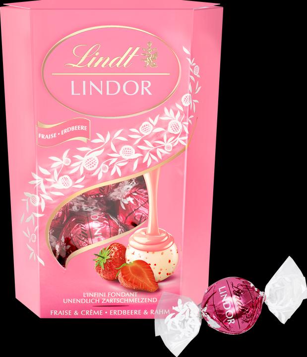 Lindt Lindor Erdbeere & Rahm (200 g)