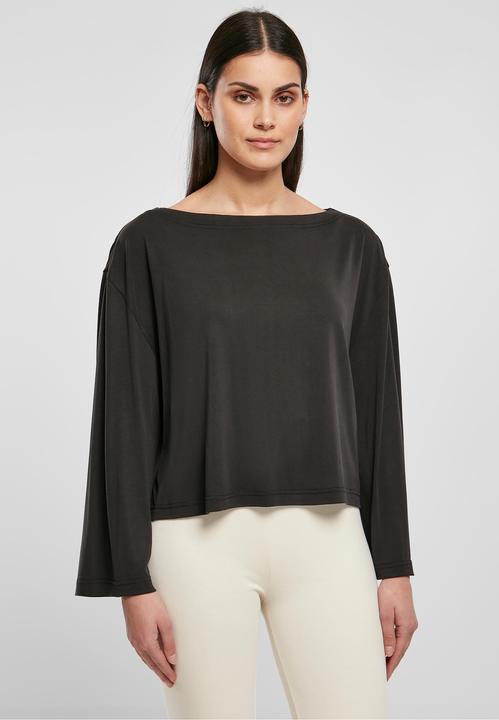 Immagine prodotto Urban Classics Donna Manica lunga corta in Modal con scollo a bateau - 19431 (4XL)