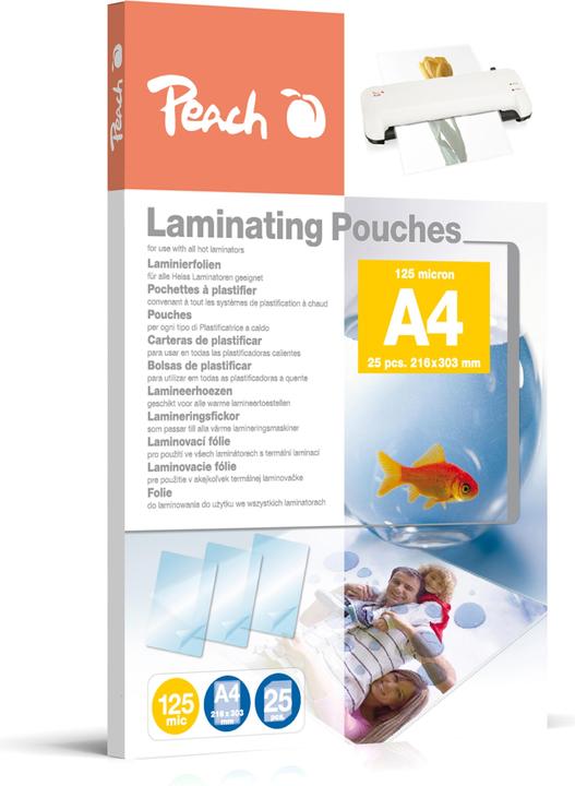 Peach Ppr525-02 (A4, 25 Stück, 125 µm)